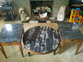 Beautiful Marble coffee and end tables