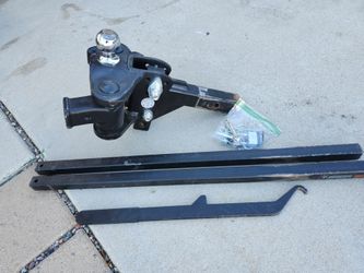 Curt anti sway hitch and bars