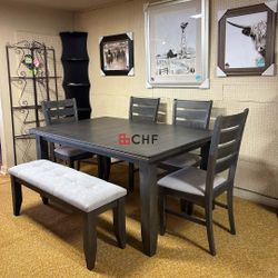 6 Pc Dining Table Set  // Limited Time Offer 