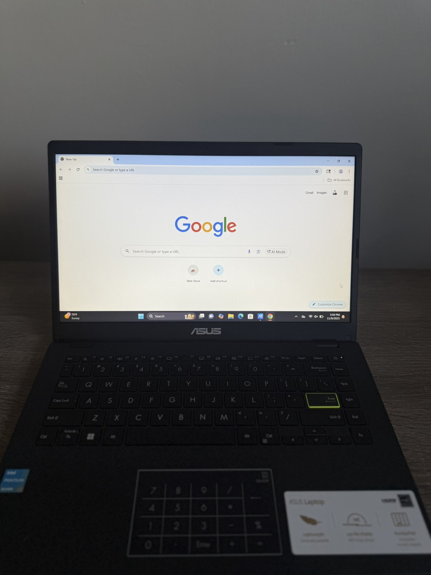 ASUS Vivobook Go 14” FHD Laptop Intel Celeron N4500 • 4GB RAM • 128GB Storage • Windows 11 Home in S Mode