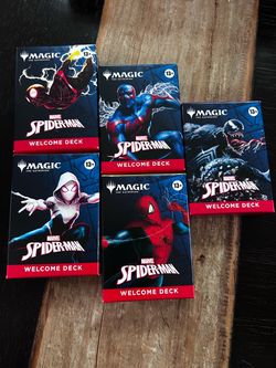 Magic The Gathering Marvel Spiderman Welcome Decks New Sealed