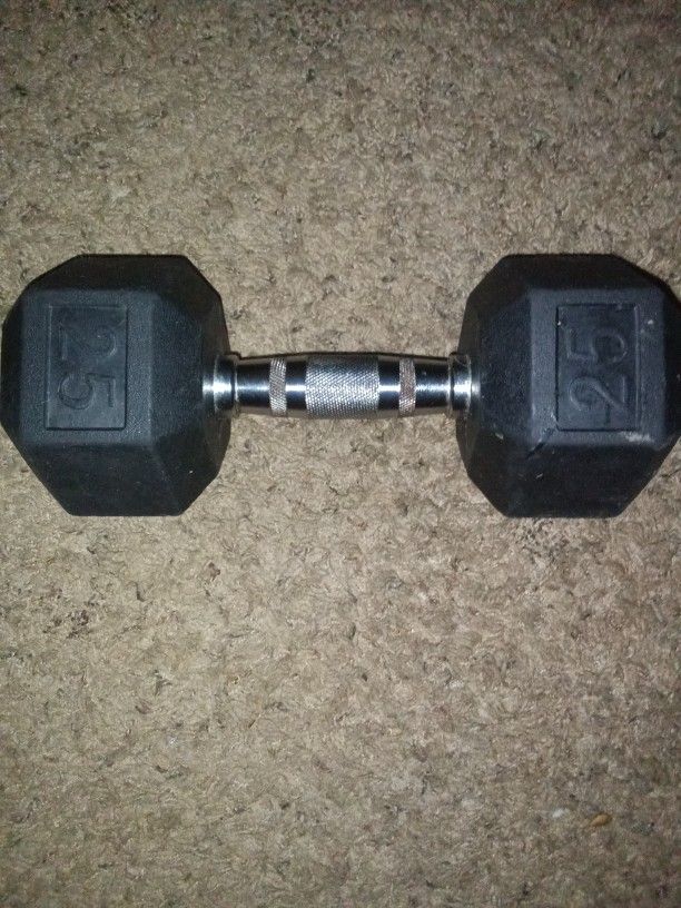 25 Lb Dumbbell