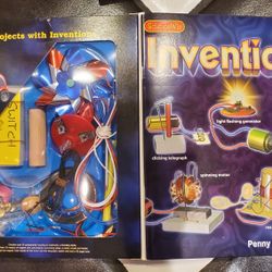 Inventions. science kit for kids learning game NEW $13.00  each   by SCIENCE WIZ (reg sells at $24.99 ) comes with everything u need & INSTRUCTIONS