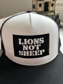 Lions Not Sheep SnapBack/trucker Hat