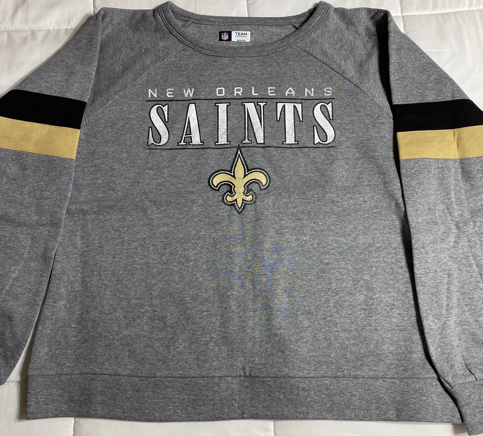 New Orleans Saints NFL Shop Women’s Medium Crew neck Hoodie 