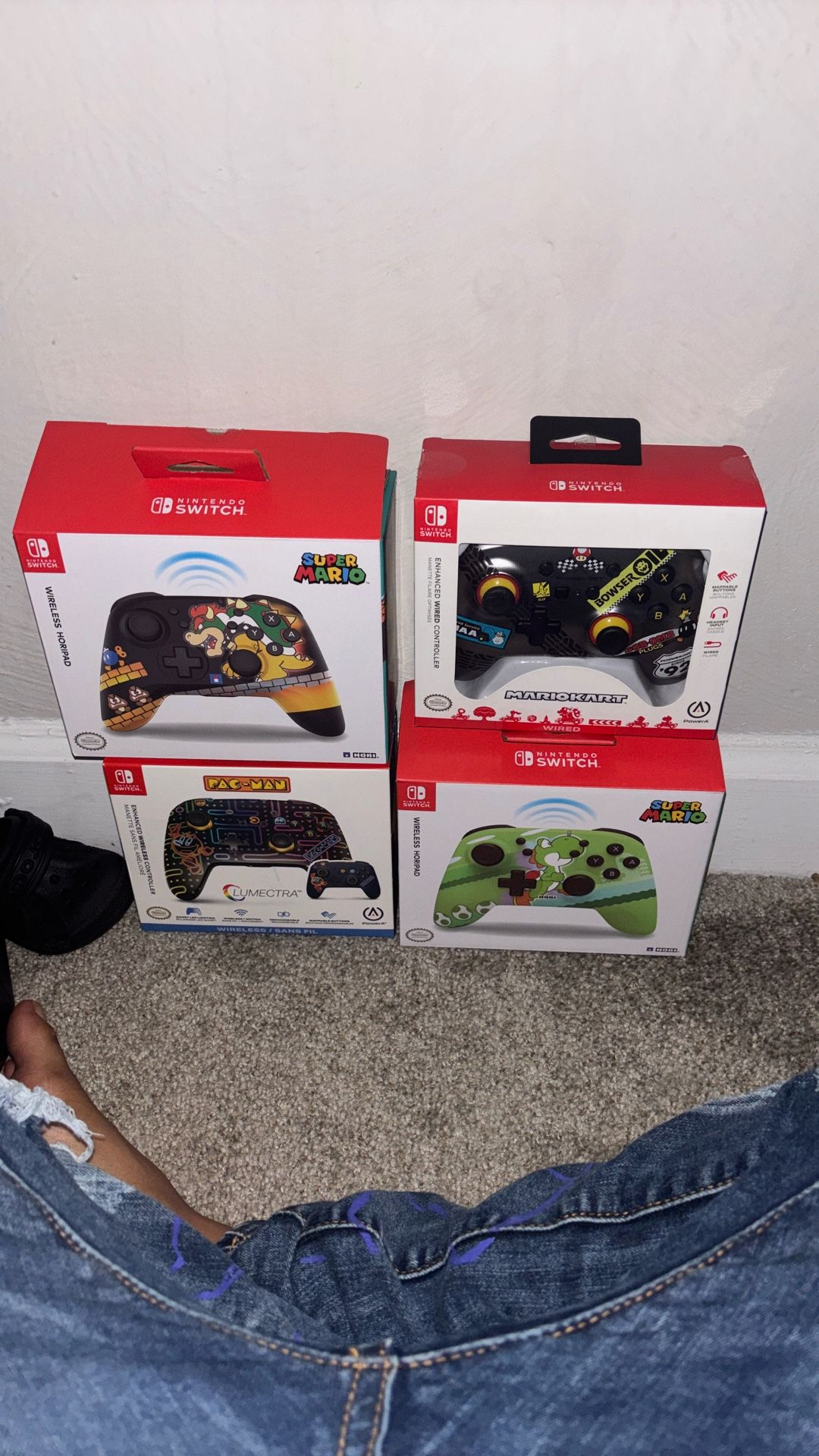 Nintendo Switch Controller Super Mario & Pac-Man Editions