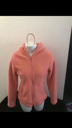 Girl’s Orange Sweater Jacket