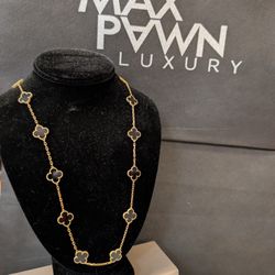 Van Cleef & Arpels Vintage Alhambra 20 Motif Necklace 