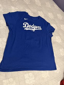 Women Blue dodgers shirt Betts  #50