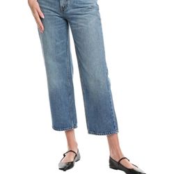 Ganni Misy Organic Cotton Wide Leg Jeans 