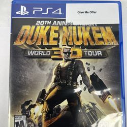 Game CD PS4 Duke Nukem💰🤑✅ $10