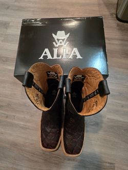 Mens Authentic Ostrich Cowboy Boots