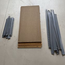 METAL SHELF UNIT - 5 SHELVES 18x36x60 Inches