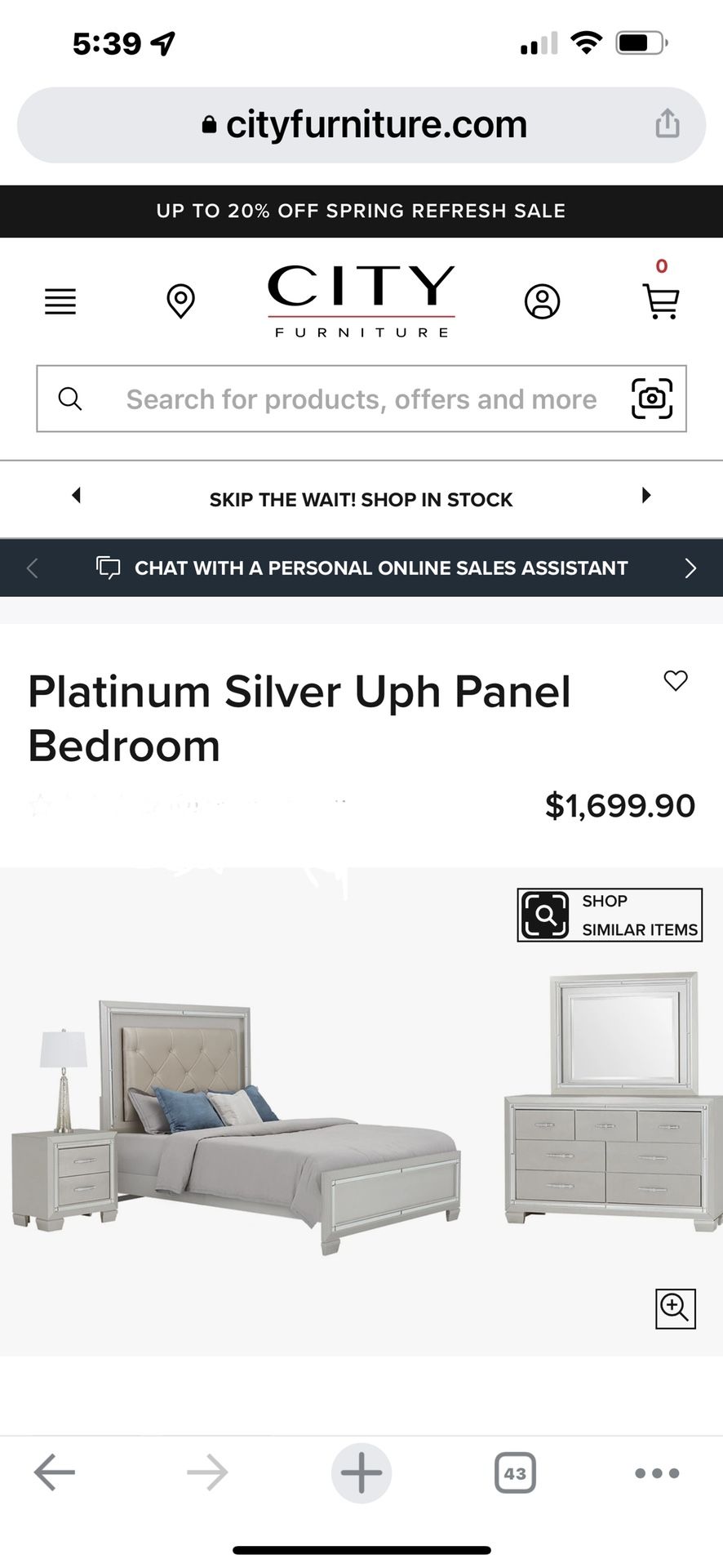 Girls bedroom set