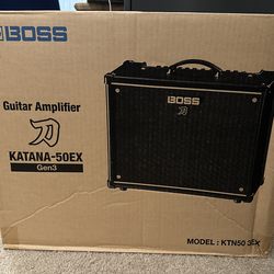 Boss Katana Guitar Amp 50ex Gen3 Guitar Amplifier