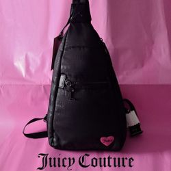 Juicy Couture Black Girl Sling Bag 
