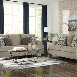 Dorsten Sisal Living Room Set (SOFA and LOVESEAT