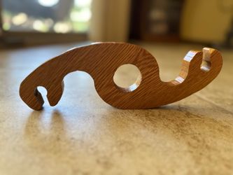 (2) Black Walnut Wine Glass Caddy’s