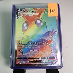 Victini VMAX #165/163 Rainbow Rare – Battle Styles, Like New