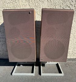 Bang & Olufsen Beovox S75 Speakers Denmark - Tested & Working 💯% With Original Stands