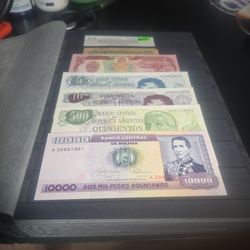 Different Currency,bolibia,argentina China