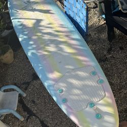 8’ Wavestorm Rainbow Sunrise soft top surfboard