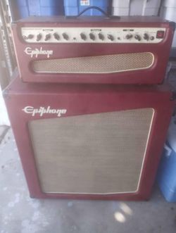Epiphone Triggerman Guitar Amp Head and Cabinet Stack