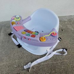 Infantino Music & Lights 3-in-1 Baby Discovery Seat and Booster Chair, Lavender, 4 Months +