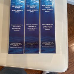 Replacement Whirlpool Filters. Gp003