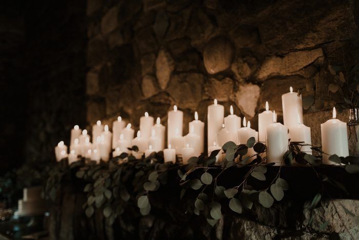 12- 3x12 large white pillar candles (unscented)-wedding/party/decor