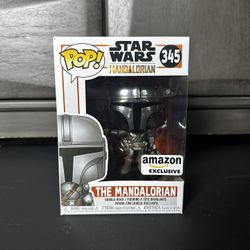 Funko Pop - The Mandalorian (Chrome) Amazon Exclusive