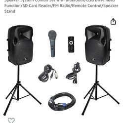 NEW Proreck Speakers With Microphone