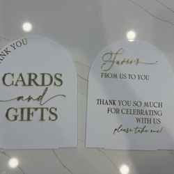 Card & Gift Sign 