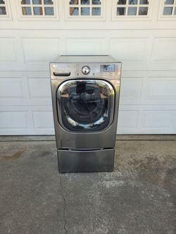 LG WASHER STAINLESS STEEL