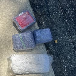 4 Commercial Mop Heads New In Plastic $20 OBO