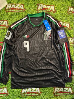 Mexico Raúl #9 Long Sleeve 2026 World Cup Jersey Size M