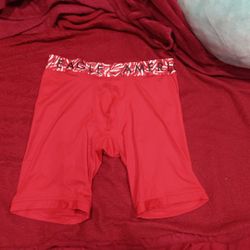 Red American Eagle Long Leg Boxer Briefs 