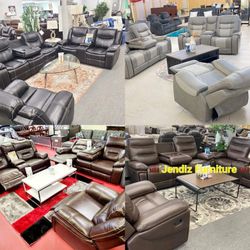 Manual Reclining Livingroom Furniture Sectional Couches Sofa 🛋 Only $49 Down 