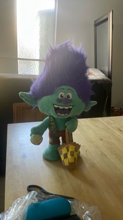 large 25-inch DreamWorks Trolls Branch Easter plush toy by Hasbro
