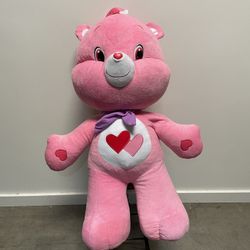 Nanco Care Bear Pink Plush Stuffed Animal - 40 inches tall