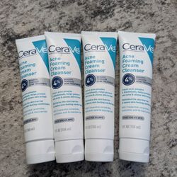 New CeraVe Acne Foaming Facial Cleanser 
