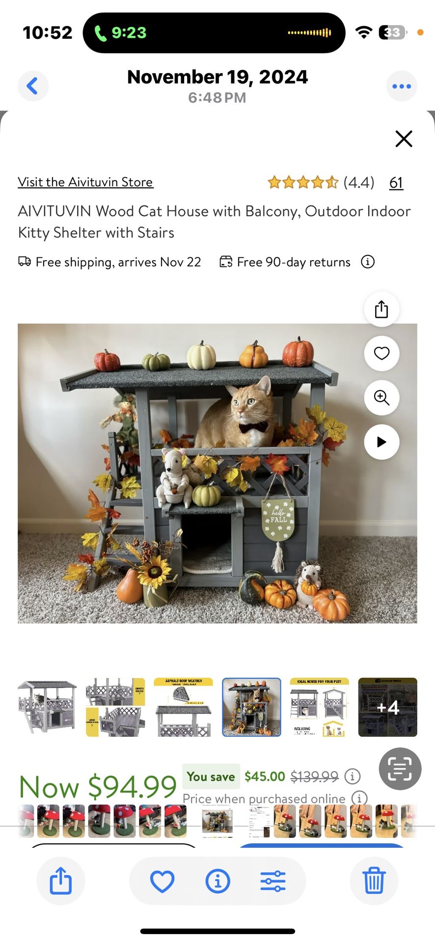 Cat House With Balcony