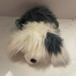 SHEEP DOG Ganz Heritage Collection GOOGLES White Gray Plush 12&quot;  1988 