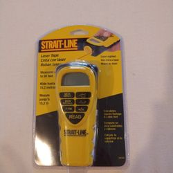Strait-Line Laser Tape Measure