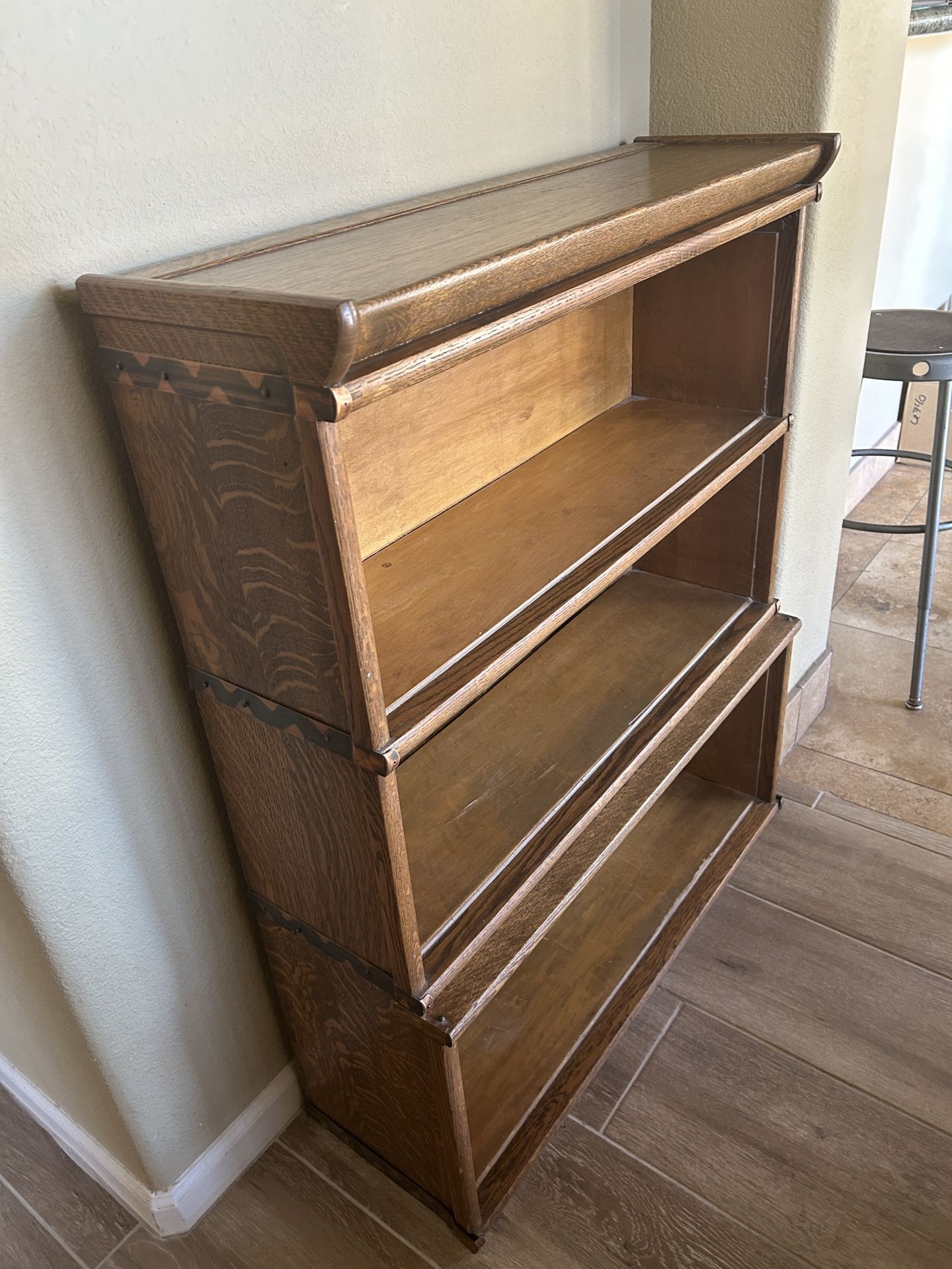 Arts And Crafts Oak Bookshelf