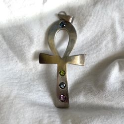 Ankh Silver Pendant
