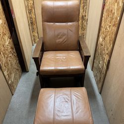 Leather Rocking Chair
