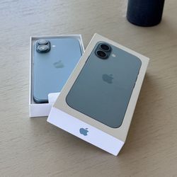 Like-New **Apple iPhone 16 256 GB (Teal) — Open Box, Never Used