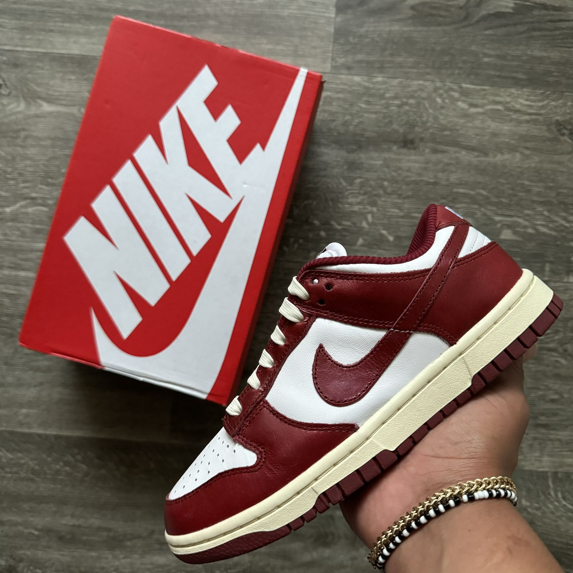 Women's Nike Dunk Low Premium 'Vintage Red' (size