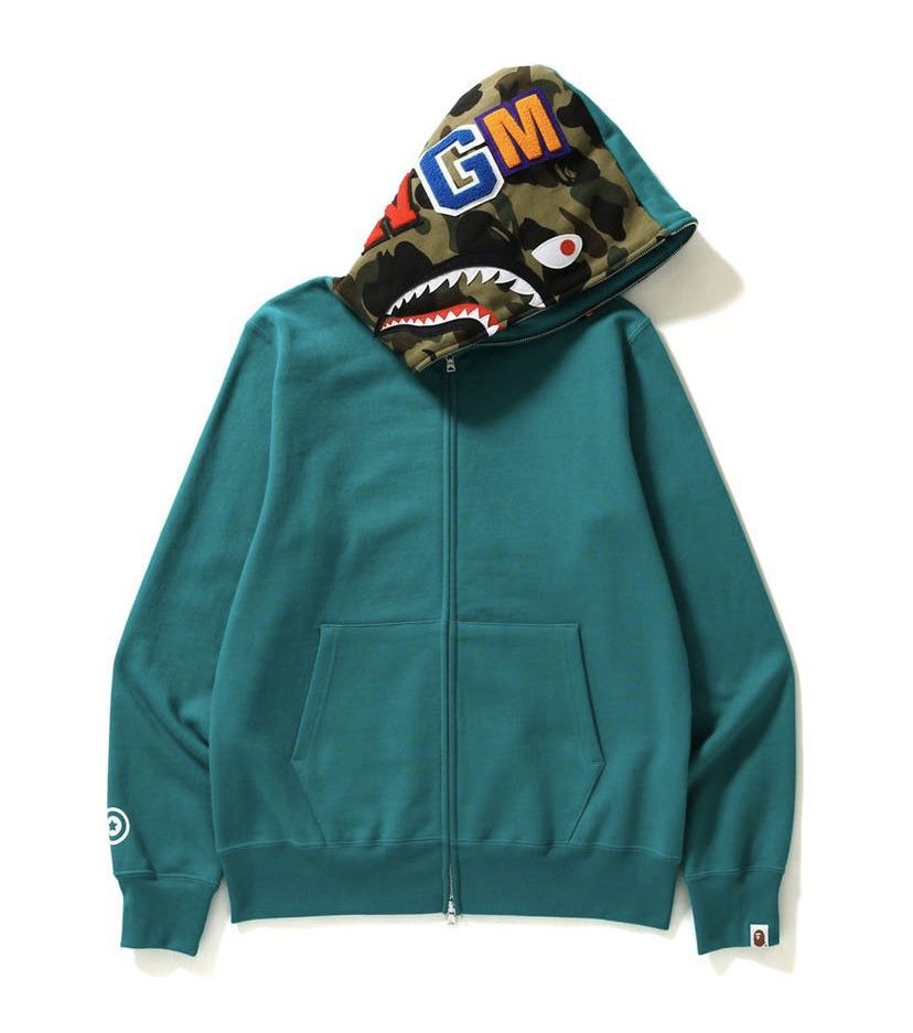 Bape Full ZIP Shark Hoodie New with Tags in Bag Large